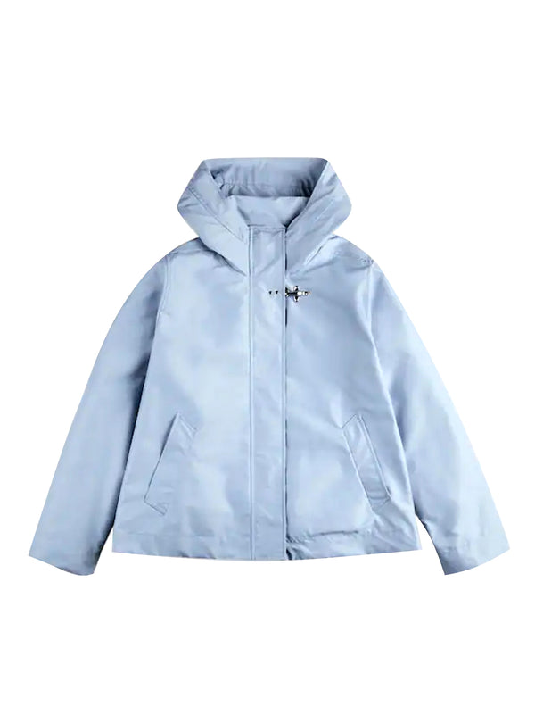 Parka Corto In Popeline Tecnico