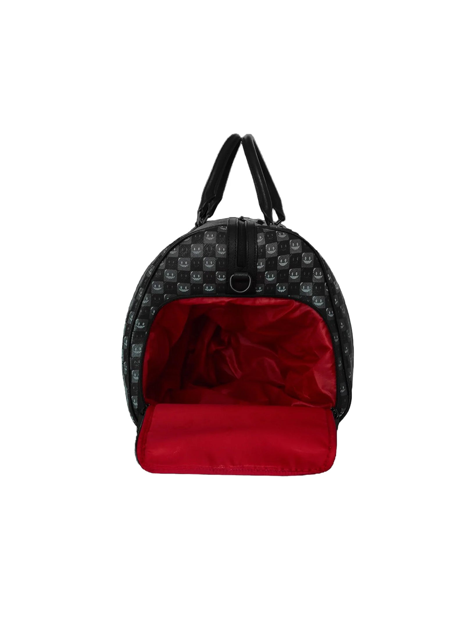 Sprayground Borsone Sharks In Paris Wtf Bubbly Black Check Duffle-4