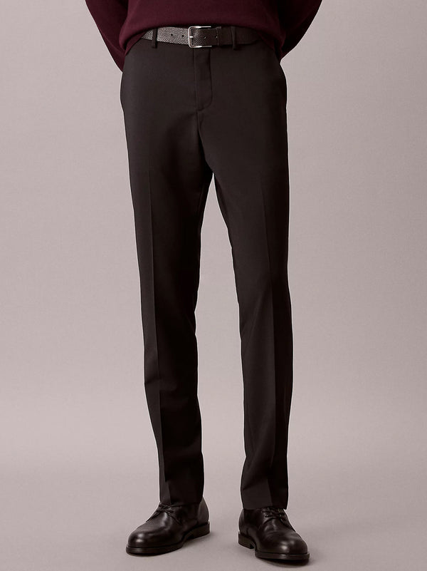 Pantaloni In Lana Tropical Slim-2