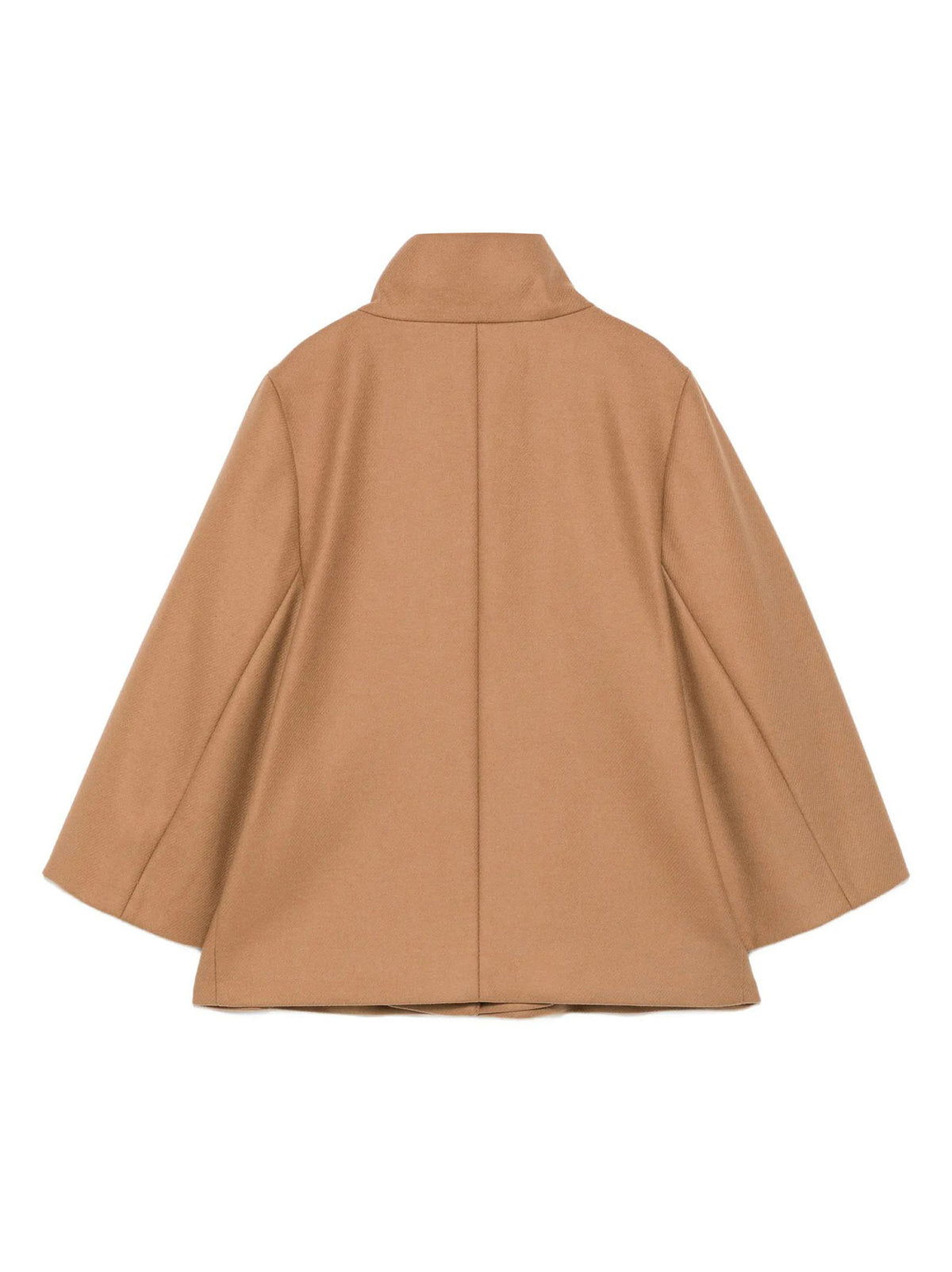 Fay Cappa Gancio Lana E Cashmere Cammello-2