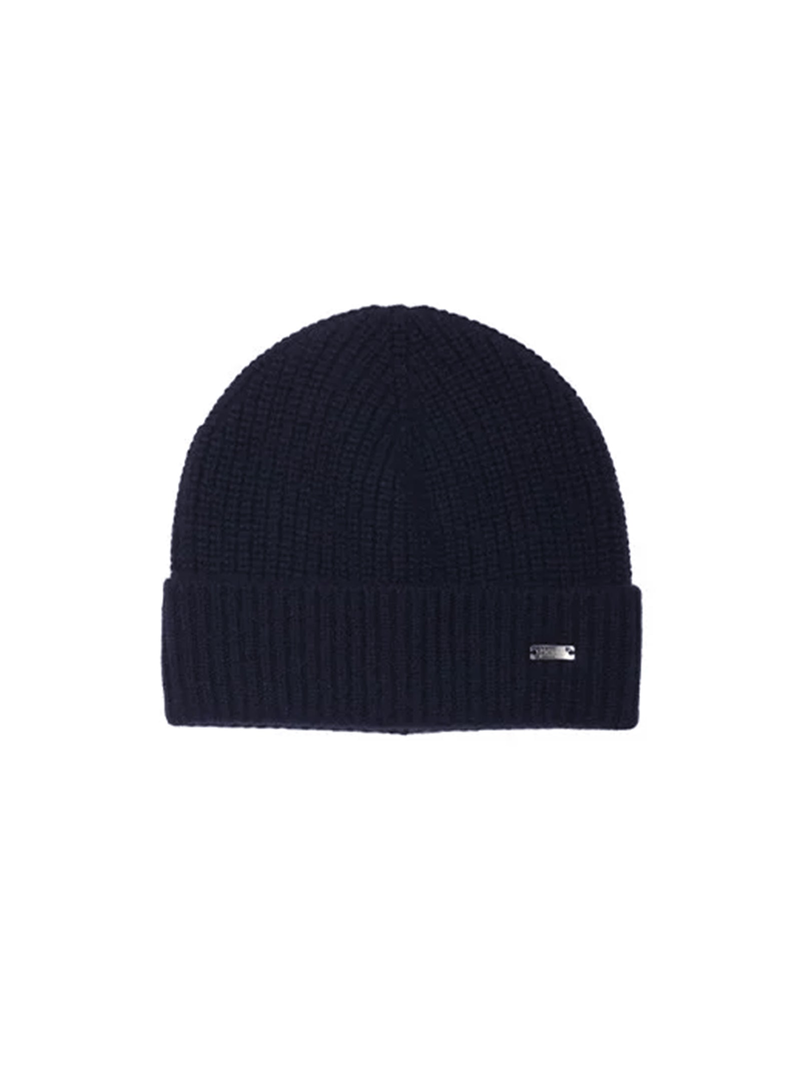 Herno Beanie In Cashmere Blu Scuro-1