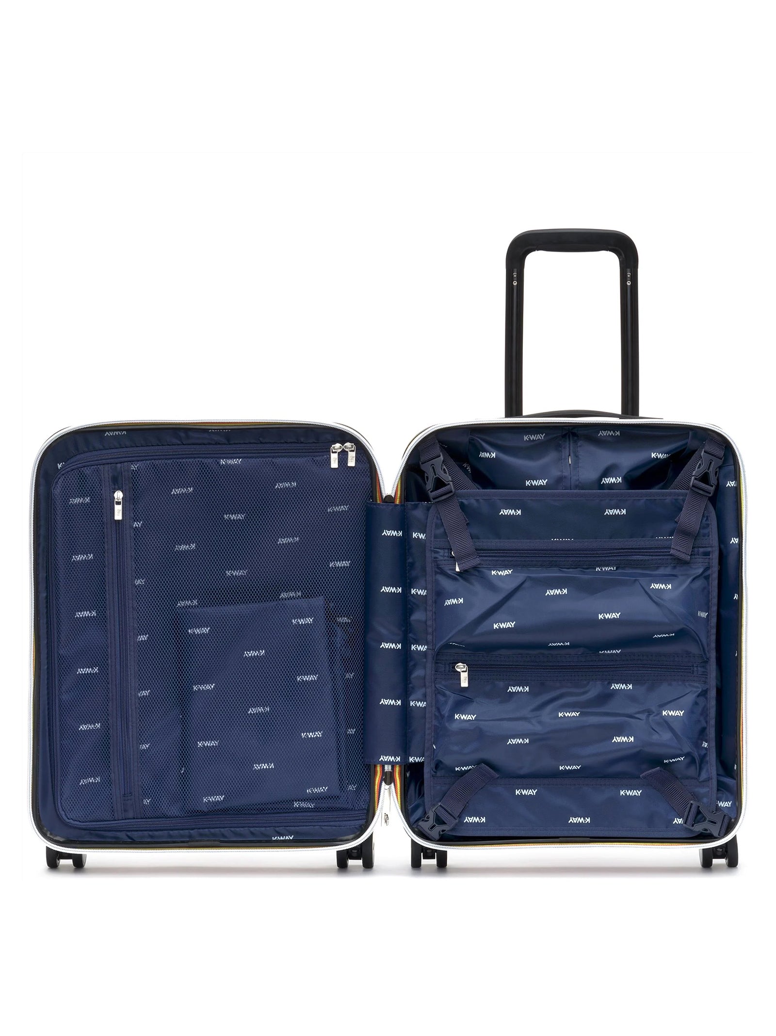 K-Way Trolley Eudoxie Logo Green Blackish-3