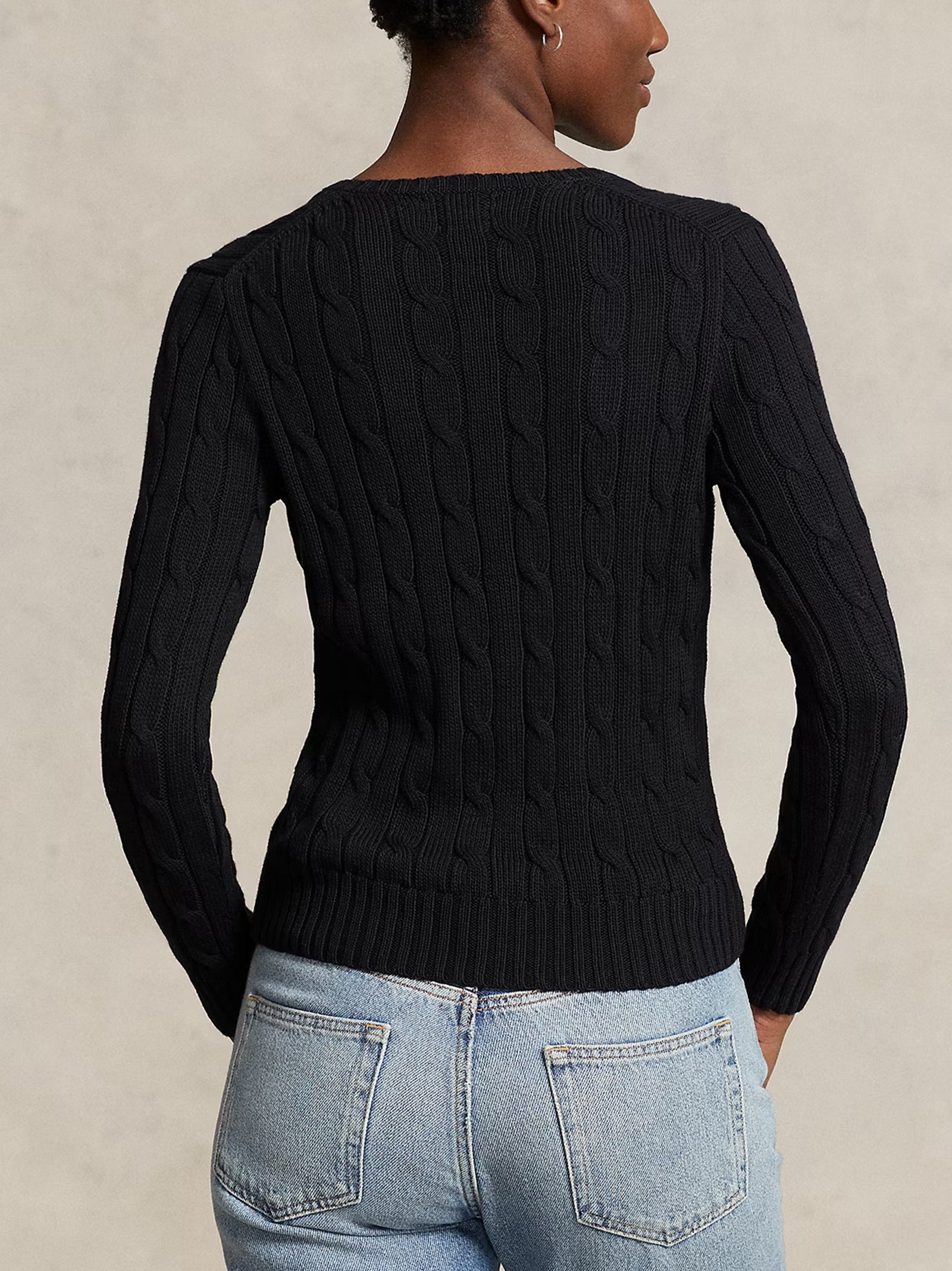 Maglia Trecce Scollo V-3