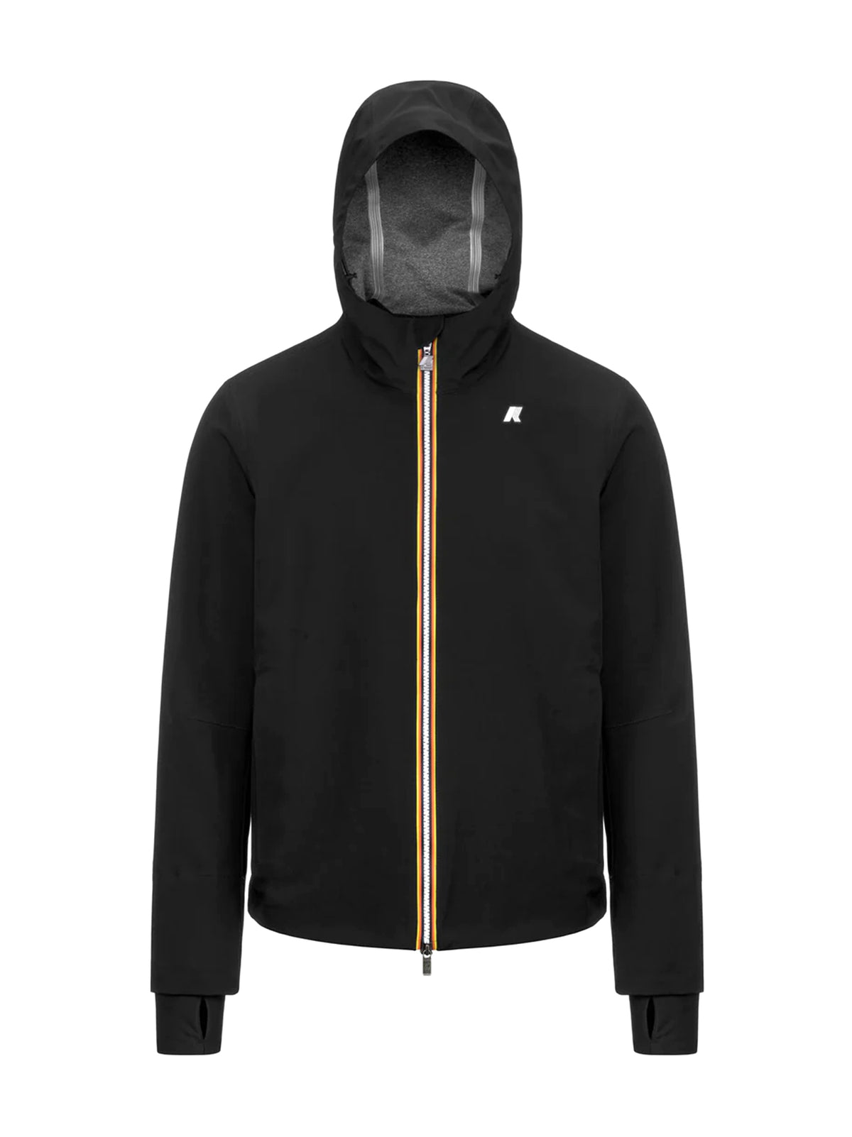 K-Way Giacca Jacko Bonded Jersey nera-1