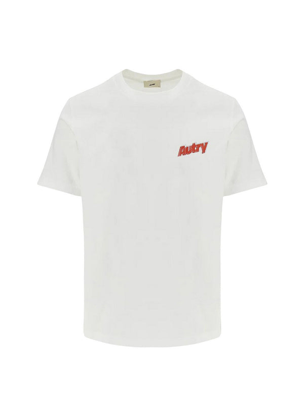 Autry T-Shirt In Cotone Con Doppio Logo Uomo