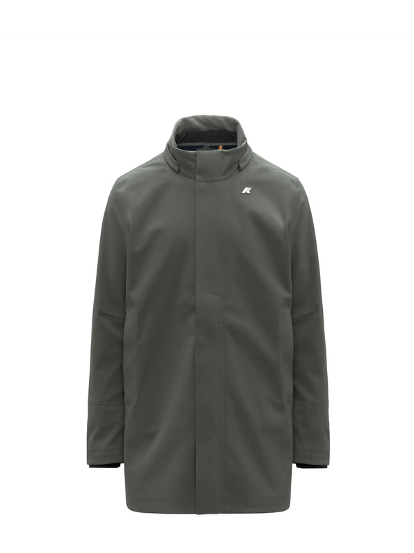 K-Way Giacca Duke Bonded Green B -Blue Depth-2