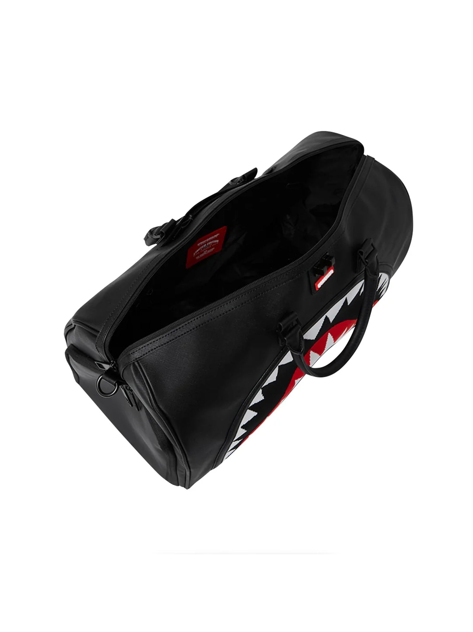 Borsone Sprayground Fly Knit Mouth Duffle Nero-4