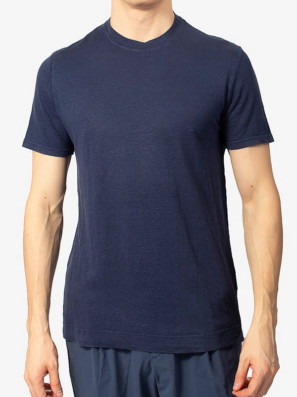 Extreme T-Shirt Girocollo In Lino-2