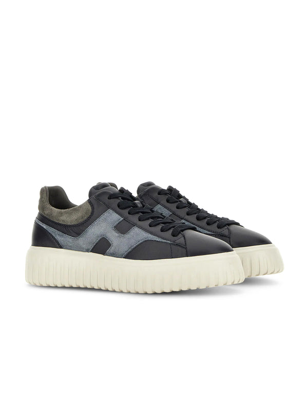 Hogan Sneakers H-Stripes Blu-2