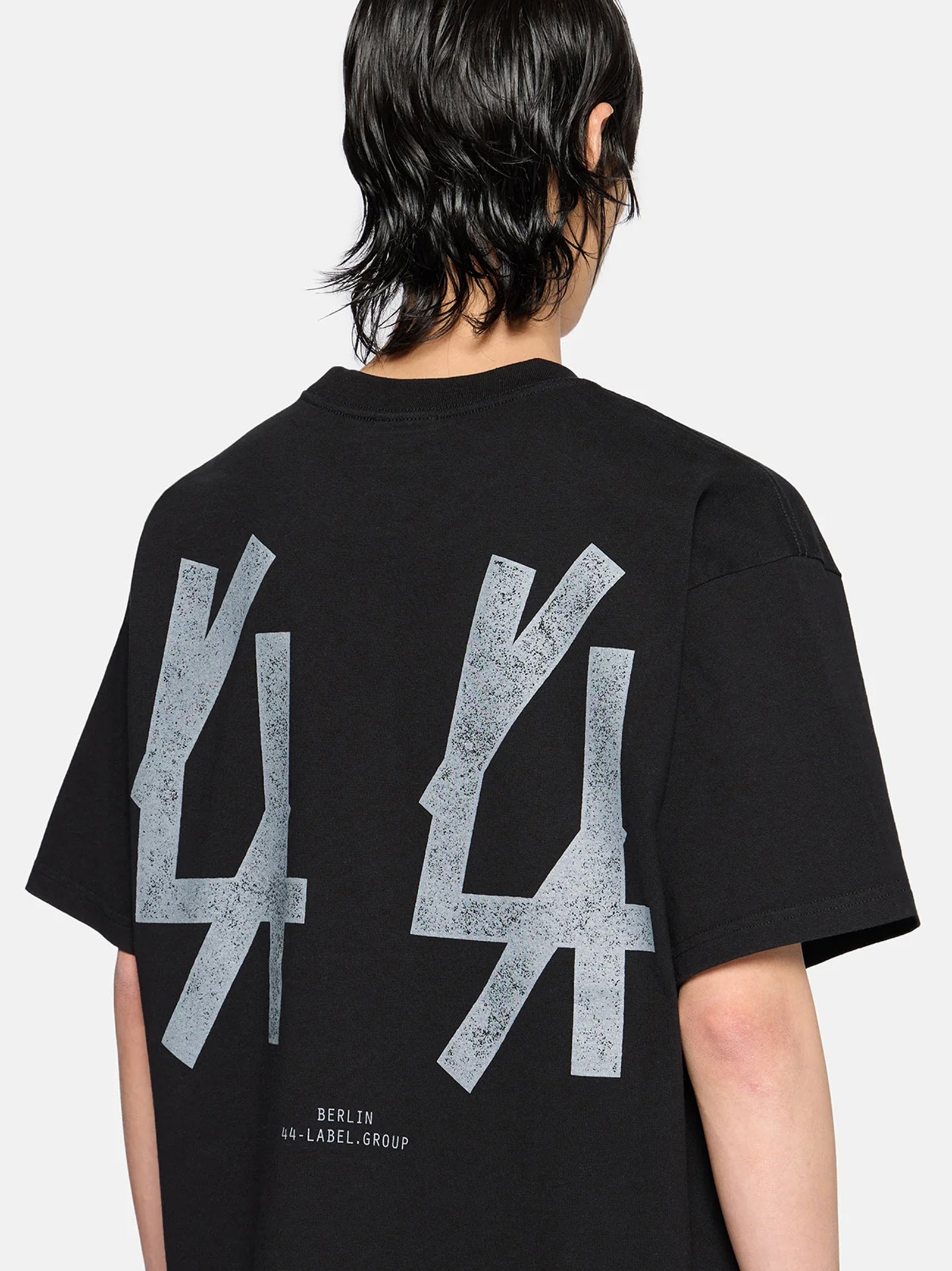 44 Label T-Shirt Backstage Nera-4