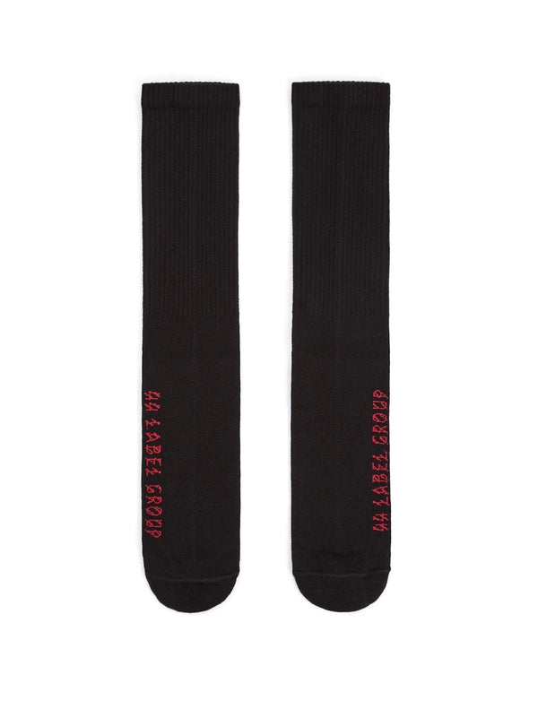 44Label Calzini Neri Socks Cotton-2
