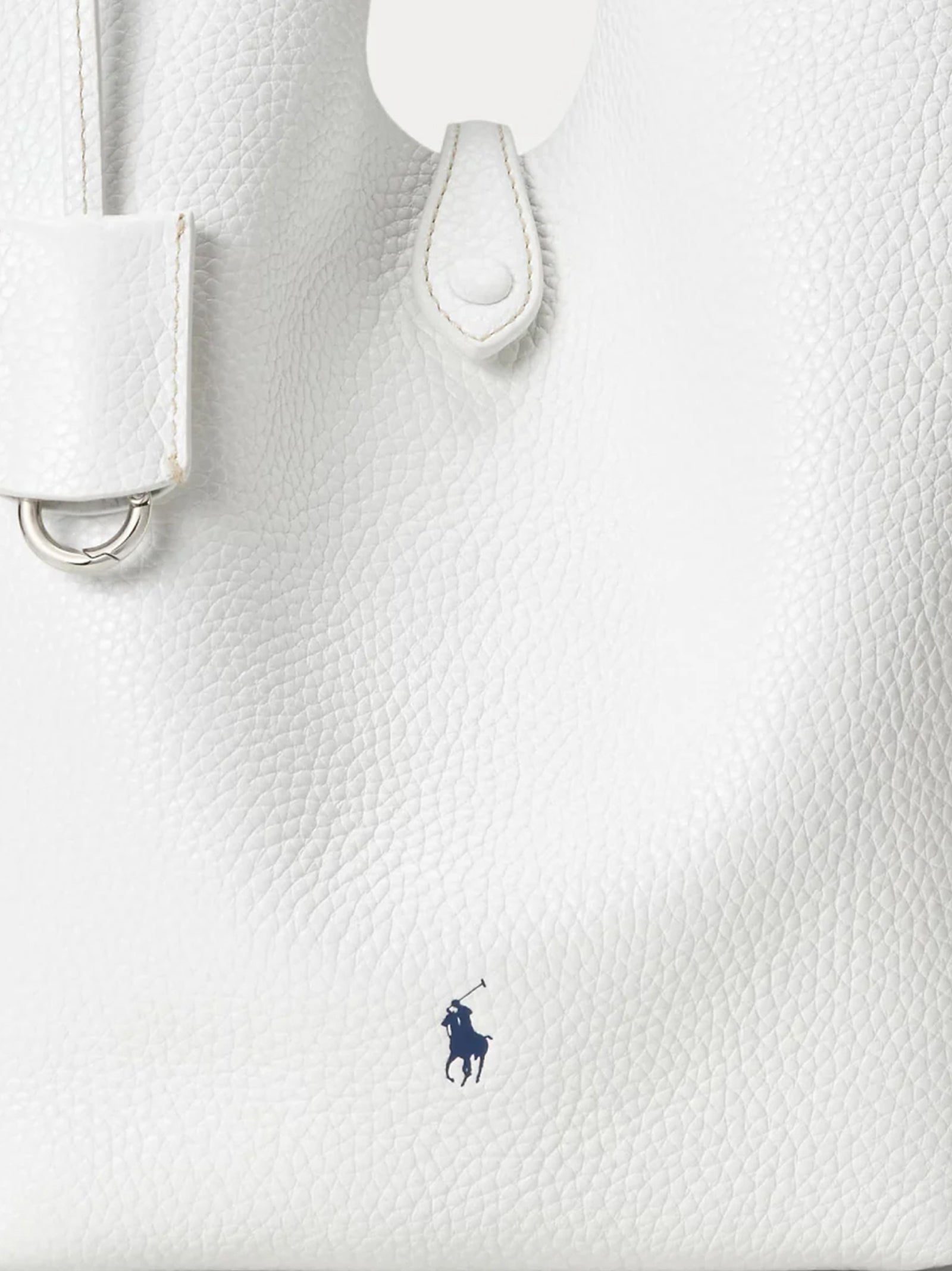 Borsa Tote In Pelle Martellata-3