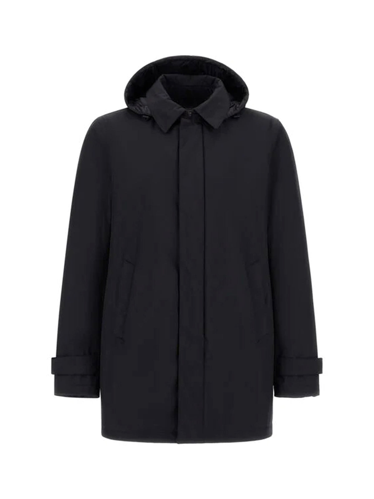 Herno Parka lungo in 2 Layer Windstopper nero-1