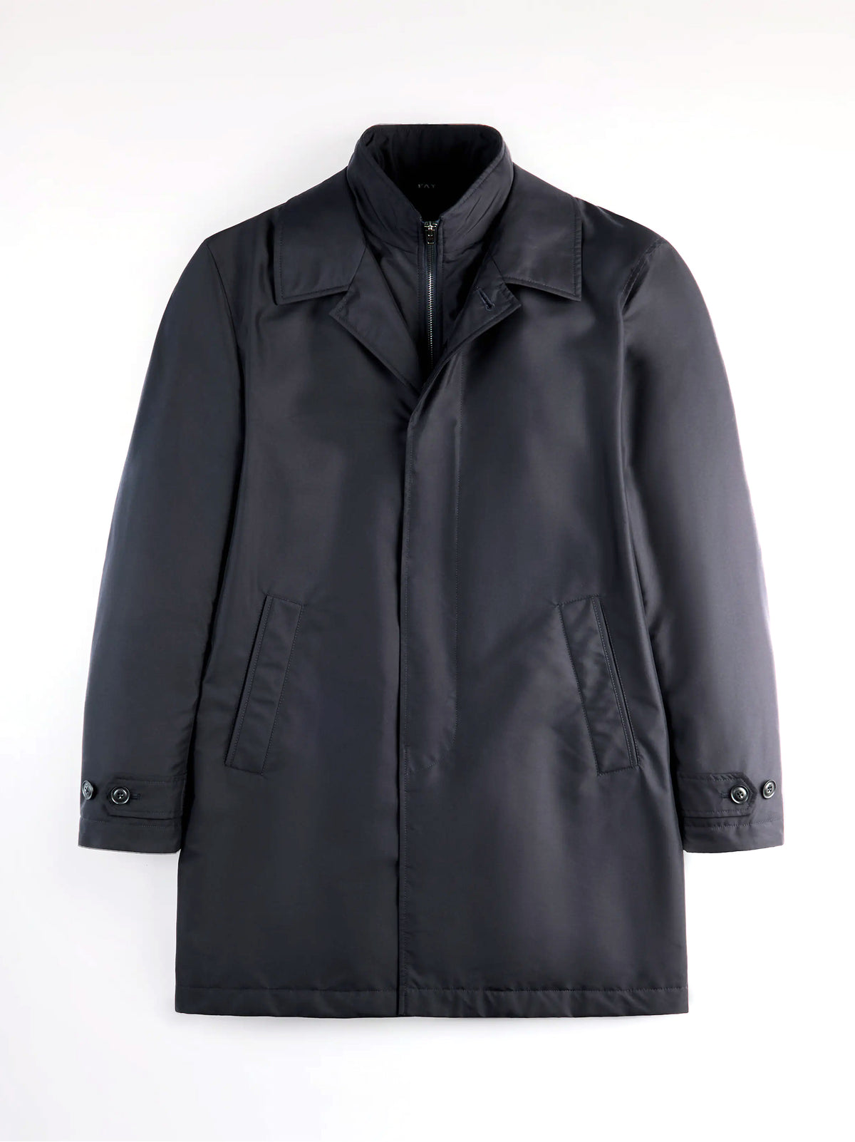 Fay Morning Coat In Popeline Tecnico-1