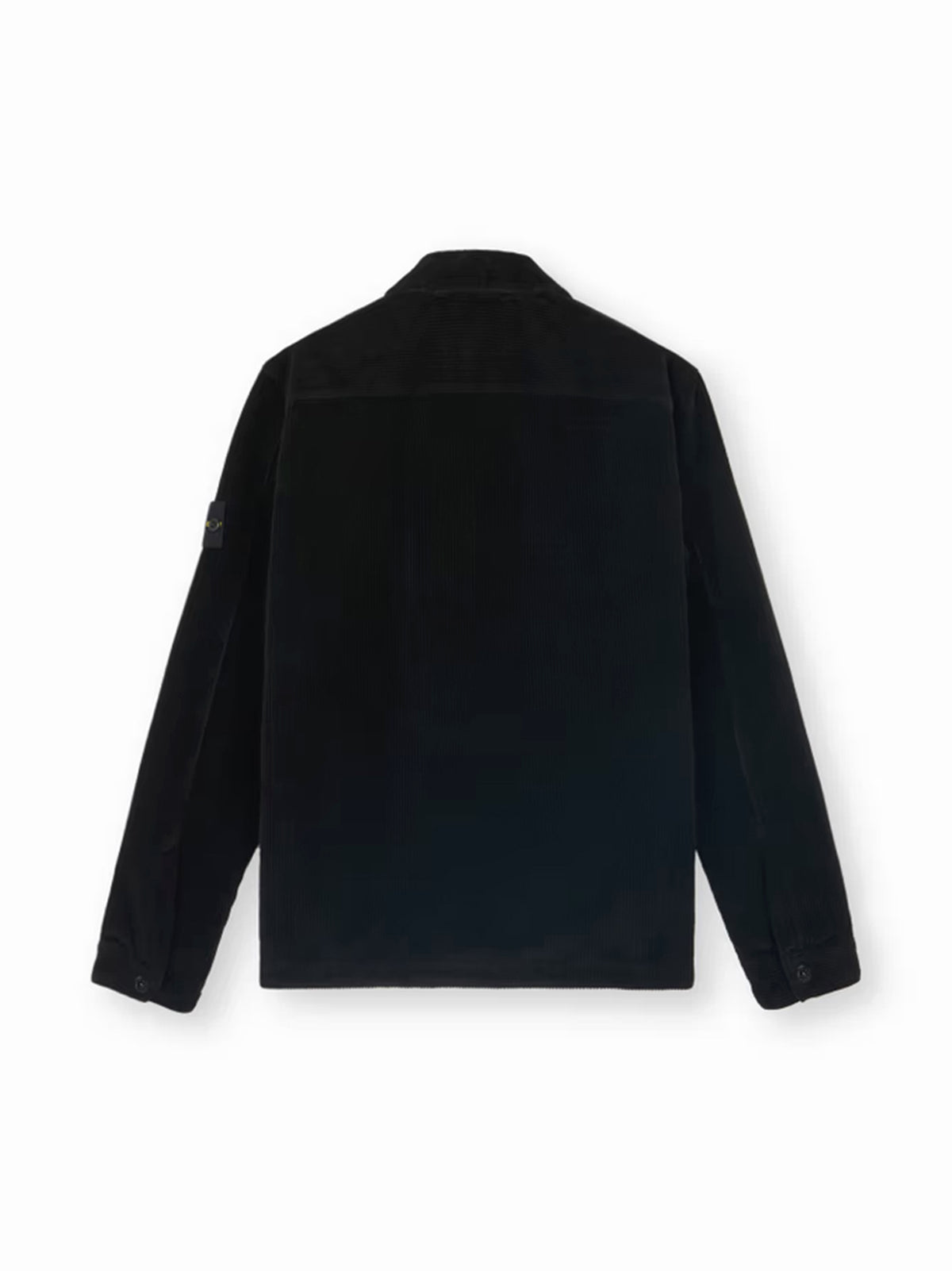 Stone Island Overshirt in velluto a coste nera-2