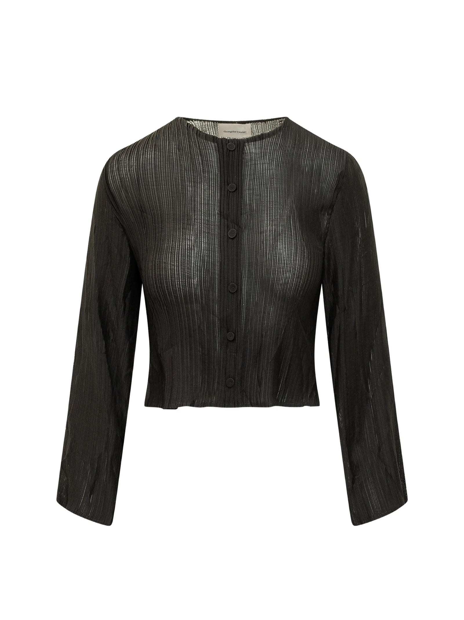 Camicia Chiffon Plissettato-1