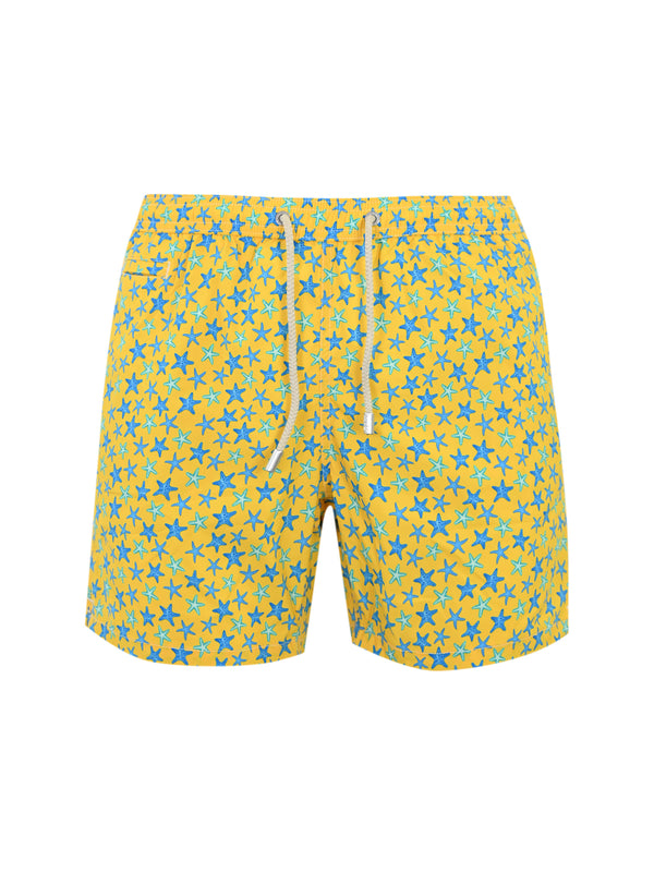 Boxer Giallo Stelle Marine