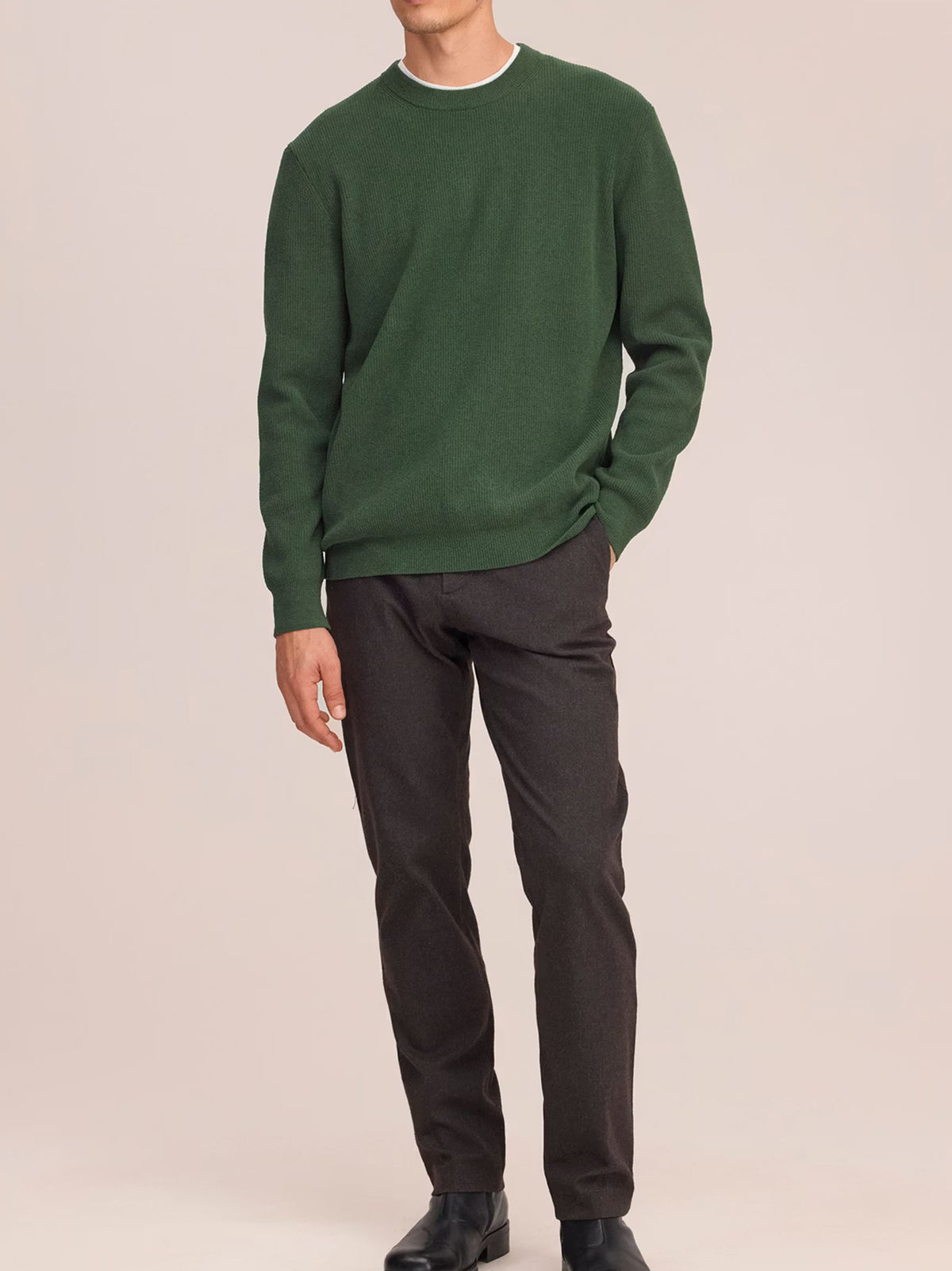 Nn.07 Maglia Girocollo Danny Verde-2