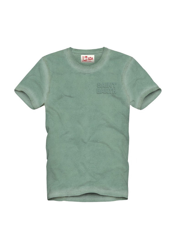 T-Shirt Vintage Patch di SAINT BARTH - uomo verde