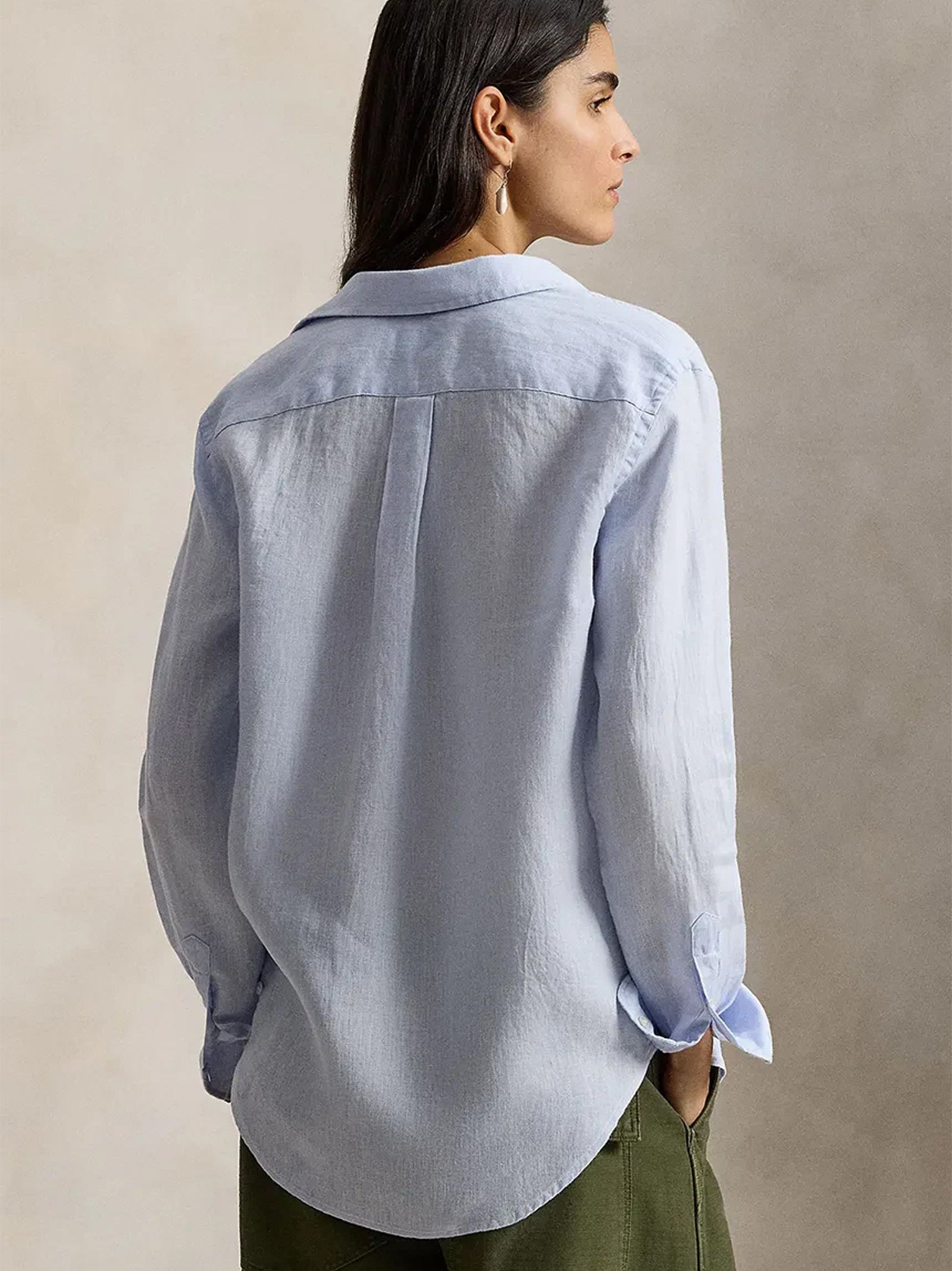 Camicia In Lino Classic-Fit-3