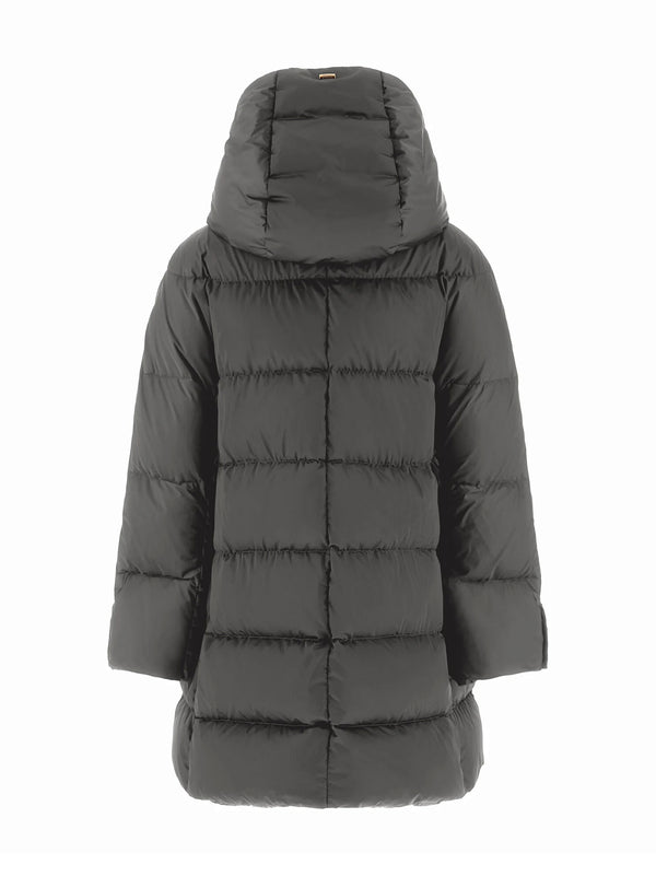 Piumino A-Shape Raso Cappuccio-2