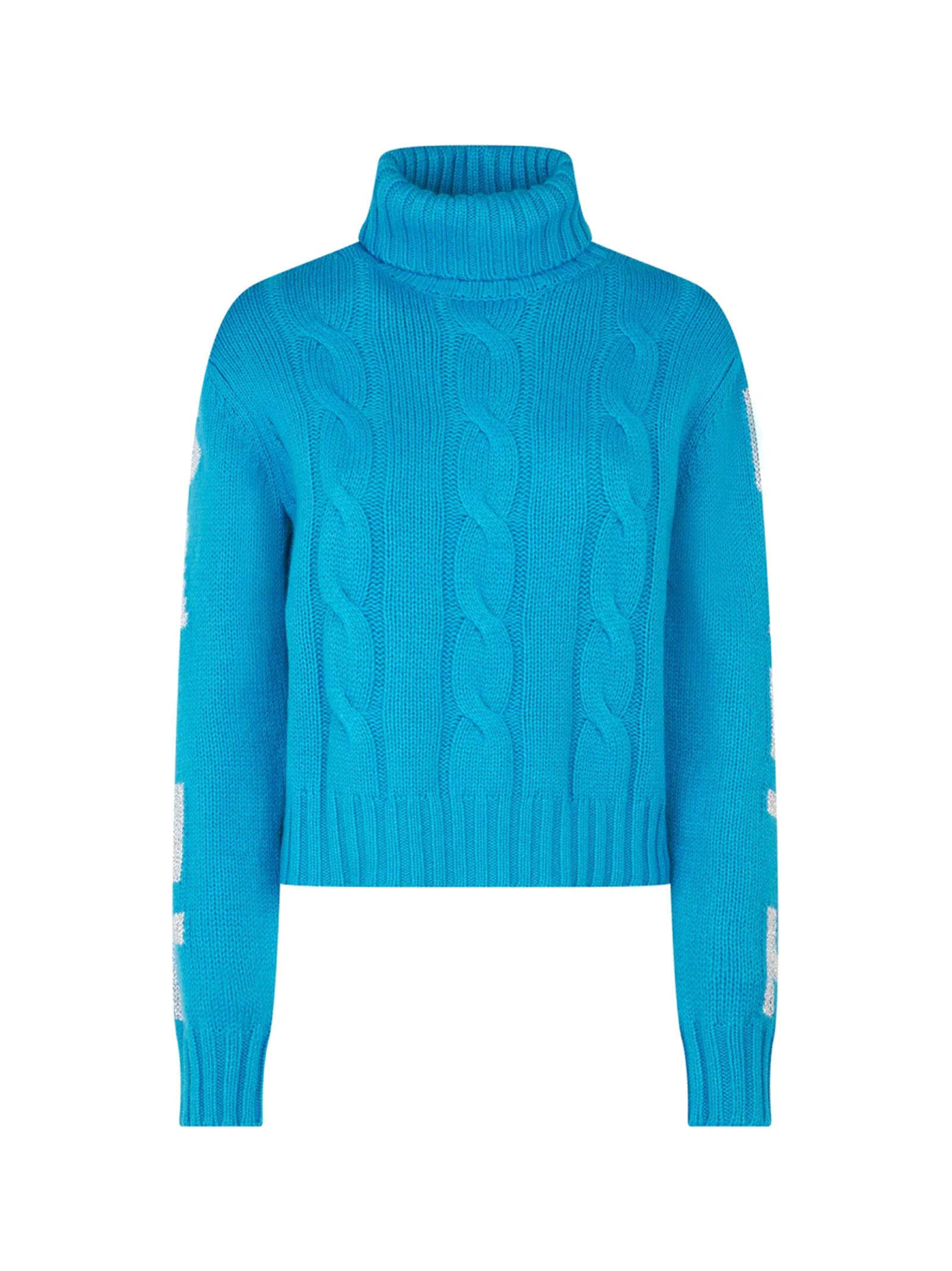 Maglia Trecce Collo Alto-1