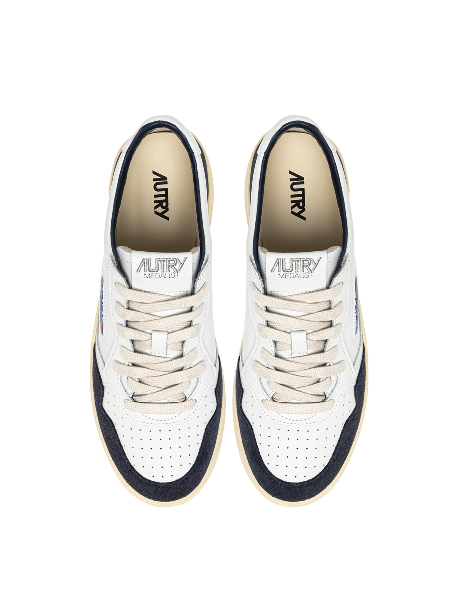 Autry Medalist Low Man Leat Suede-4