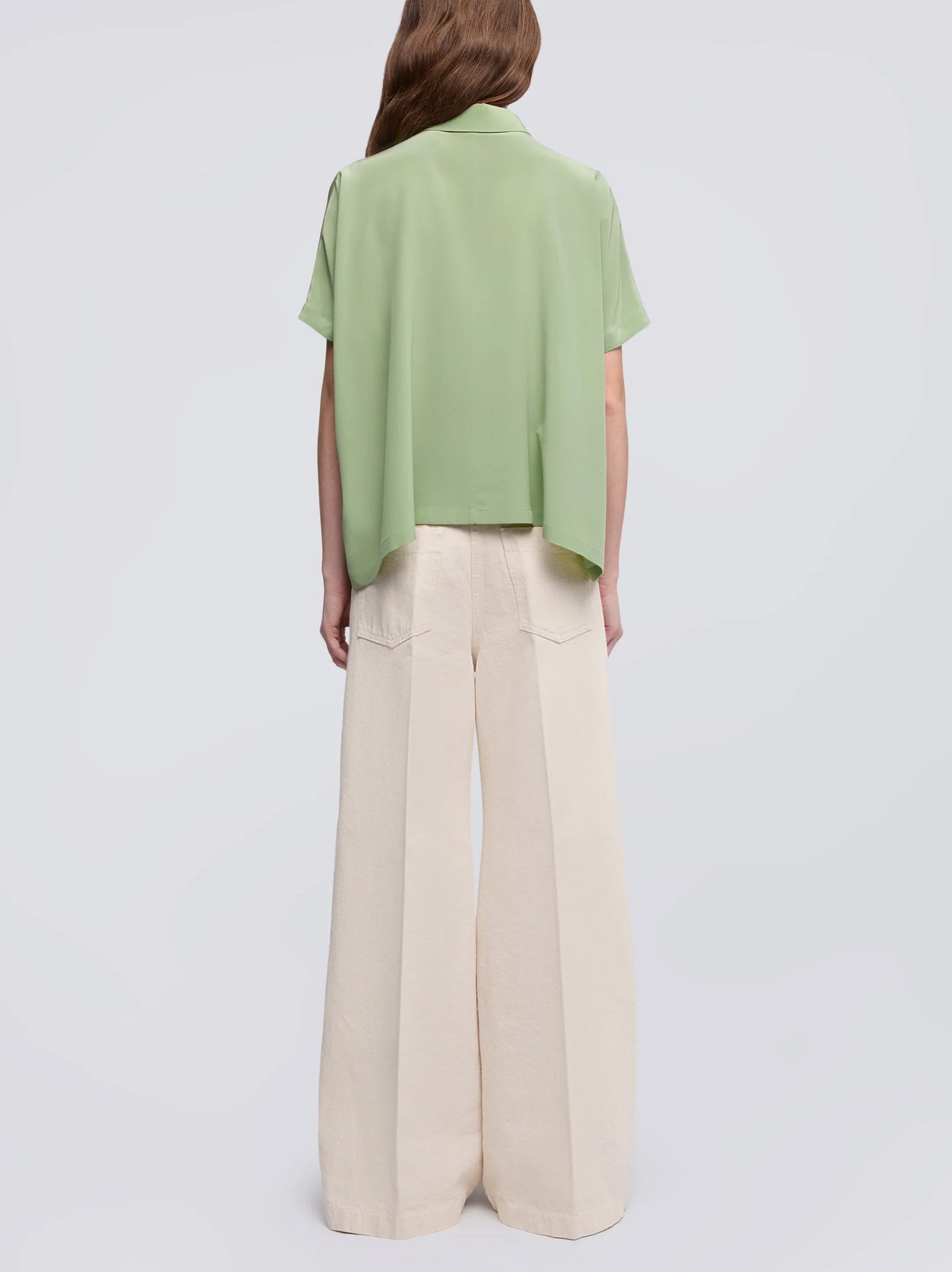 Camicia In Crepe De Chine Seta-3