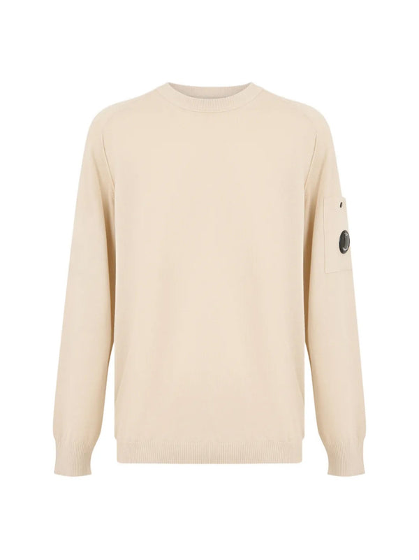 Knitwear - Crew Neck di CP COMPANY - uomo frozen dew