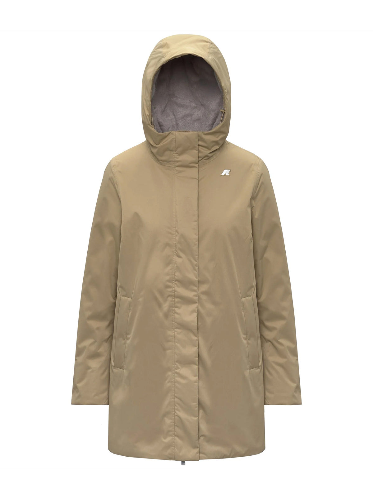 K-Way Giacca Sophie Twill Soft Beaver-1