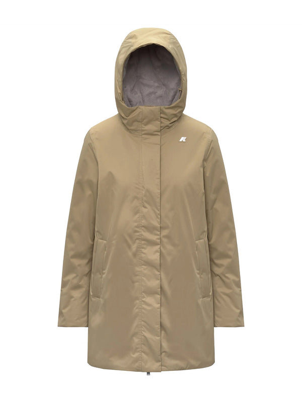 K-WAY GIACCA SOPHIE TWILL SOFT BEAVER-K-WAY-K8144CW D0S
