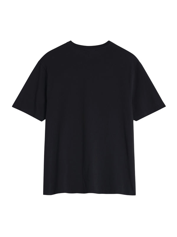 Maison Kitsune Fox Head Regular Tee-Shirt Nera-2