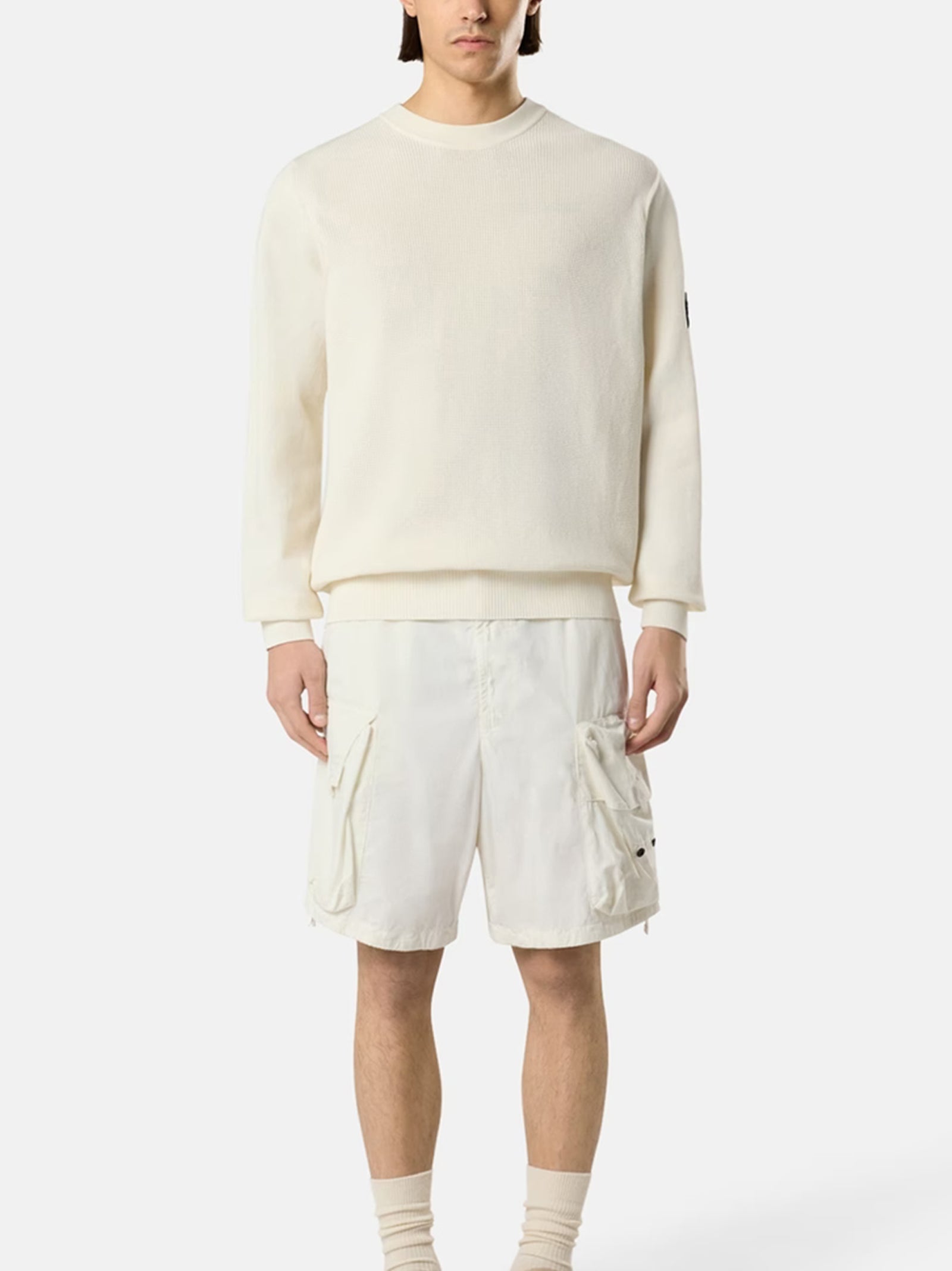 Maglione Girocollo Vestibilità Loose-3