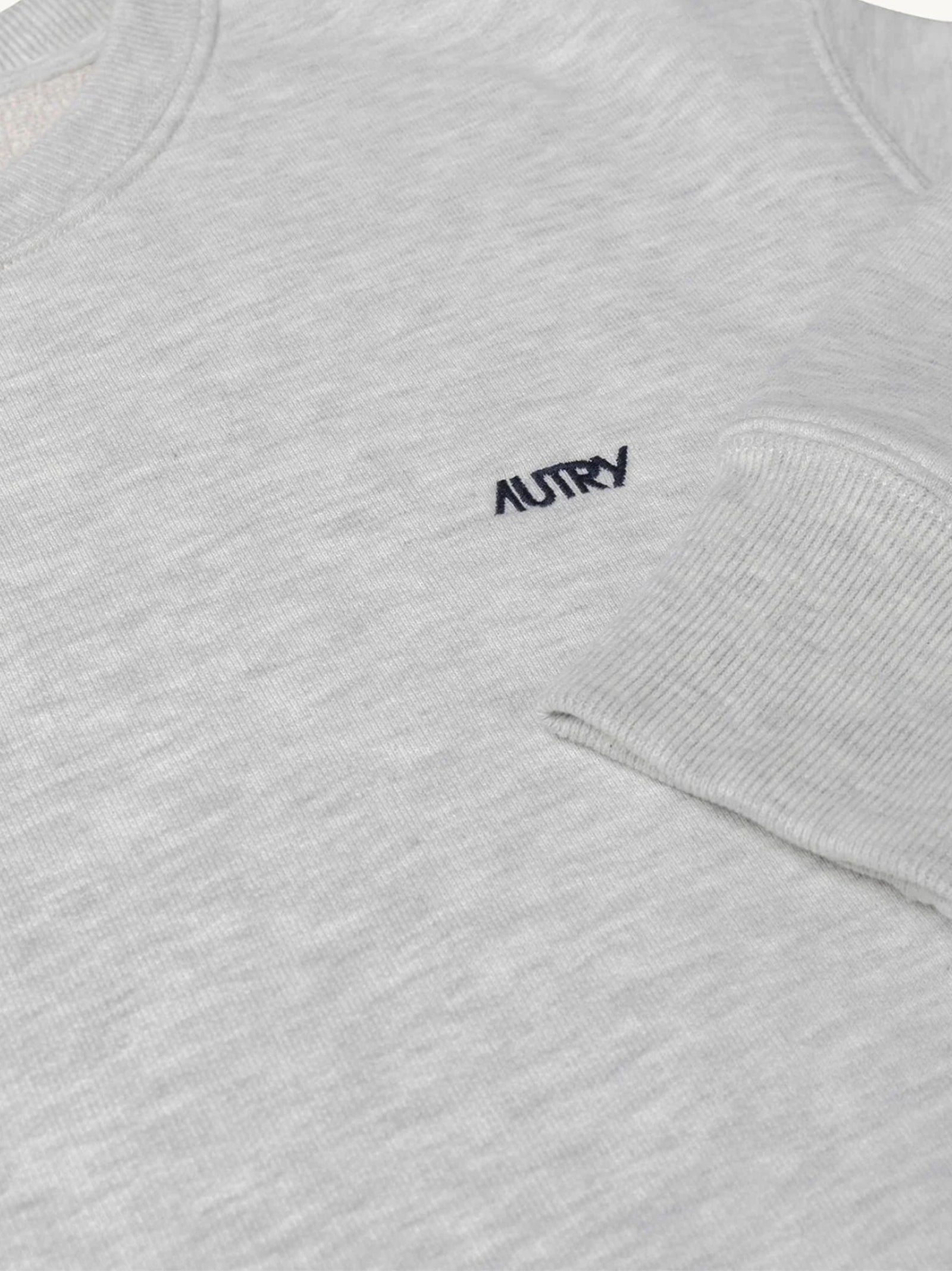 Felpa Girocollo Con Logo Autry Ricamato-3