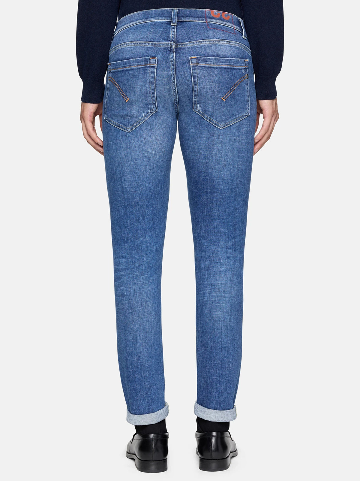 Dondup Jeans George skinny in denim stretch blu-3