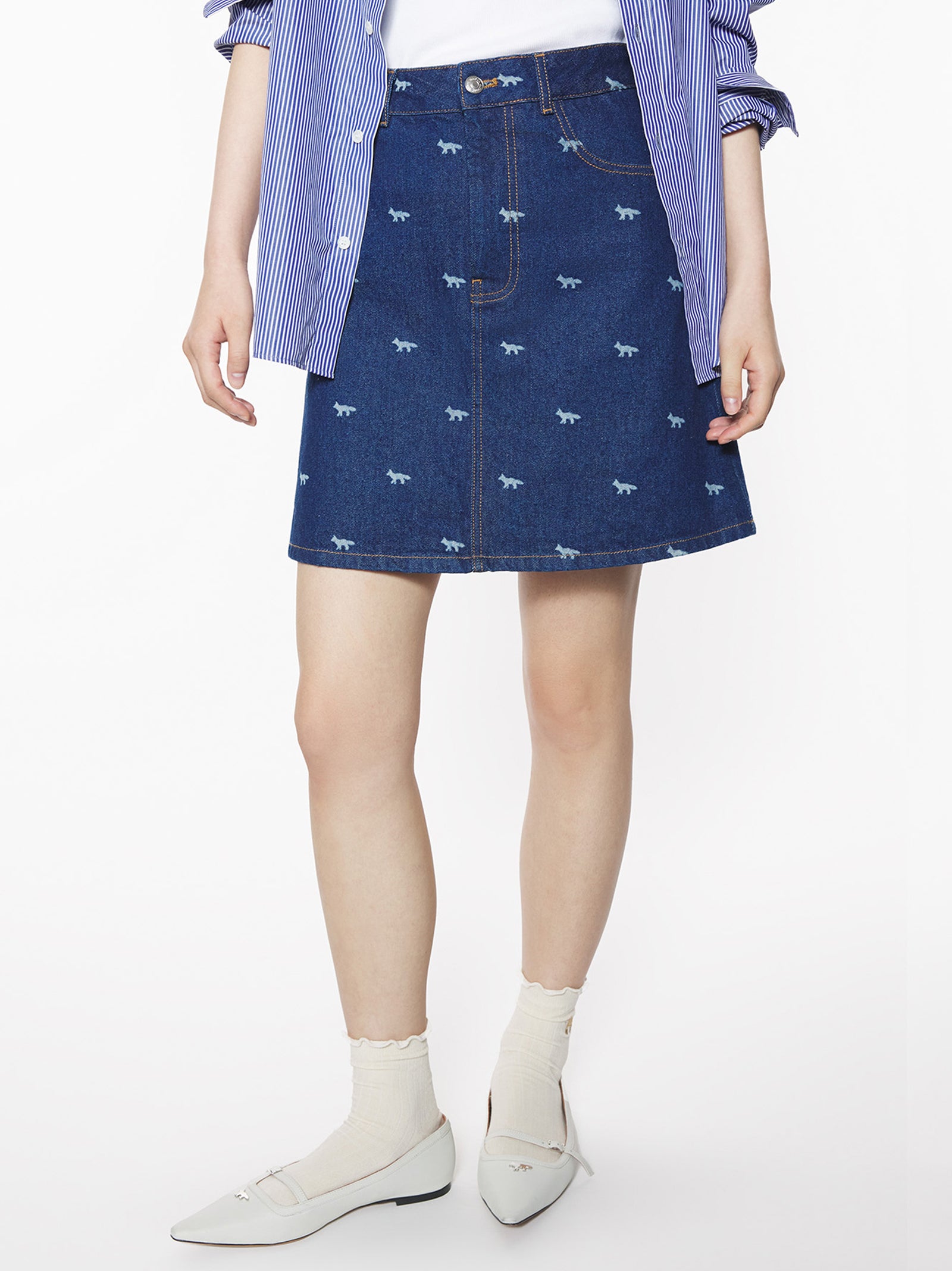 Mini Gonna Denim-3
