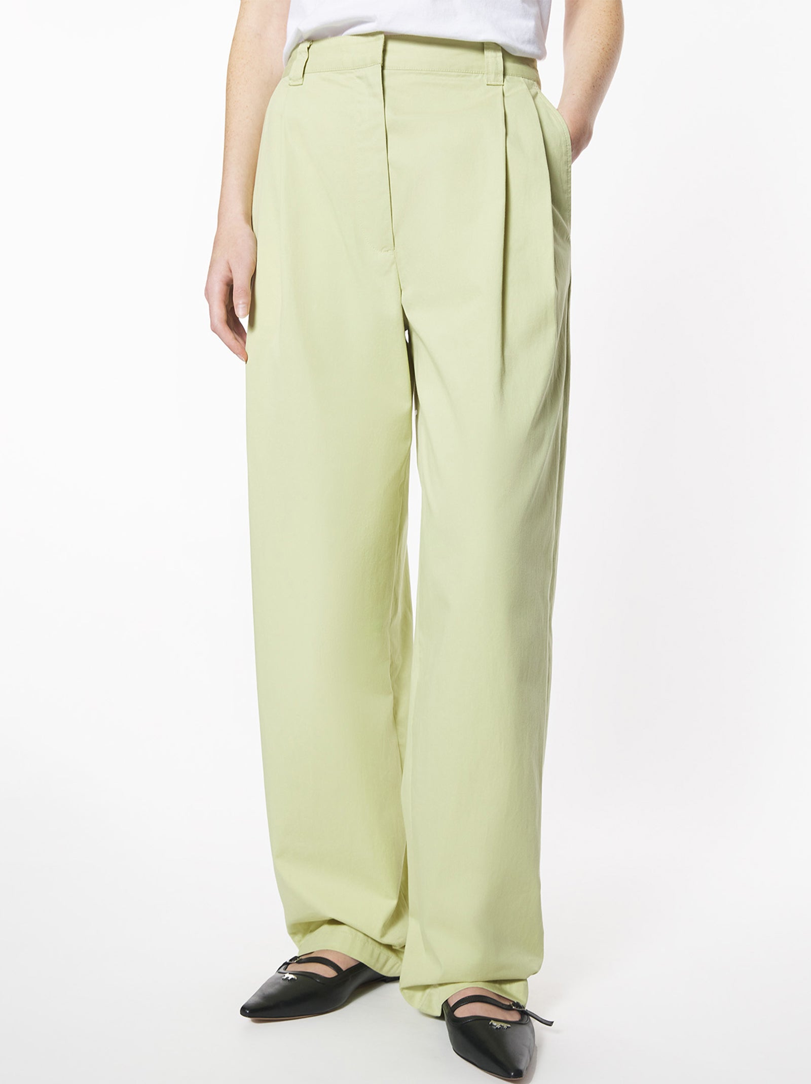 Pantaloni Casual Pleated-3