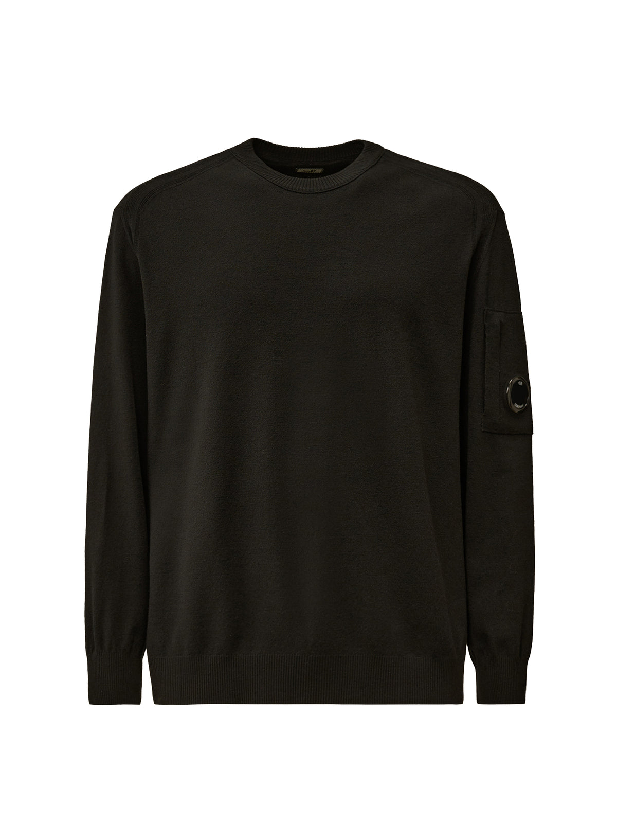 Maglia Girocollo Extrafine Merino Wool Nero-1