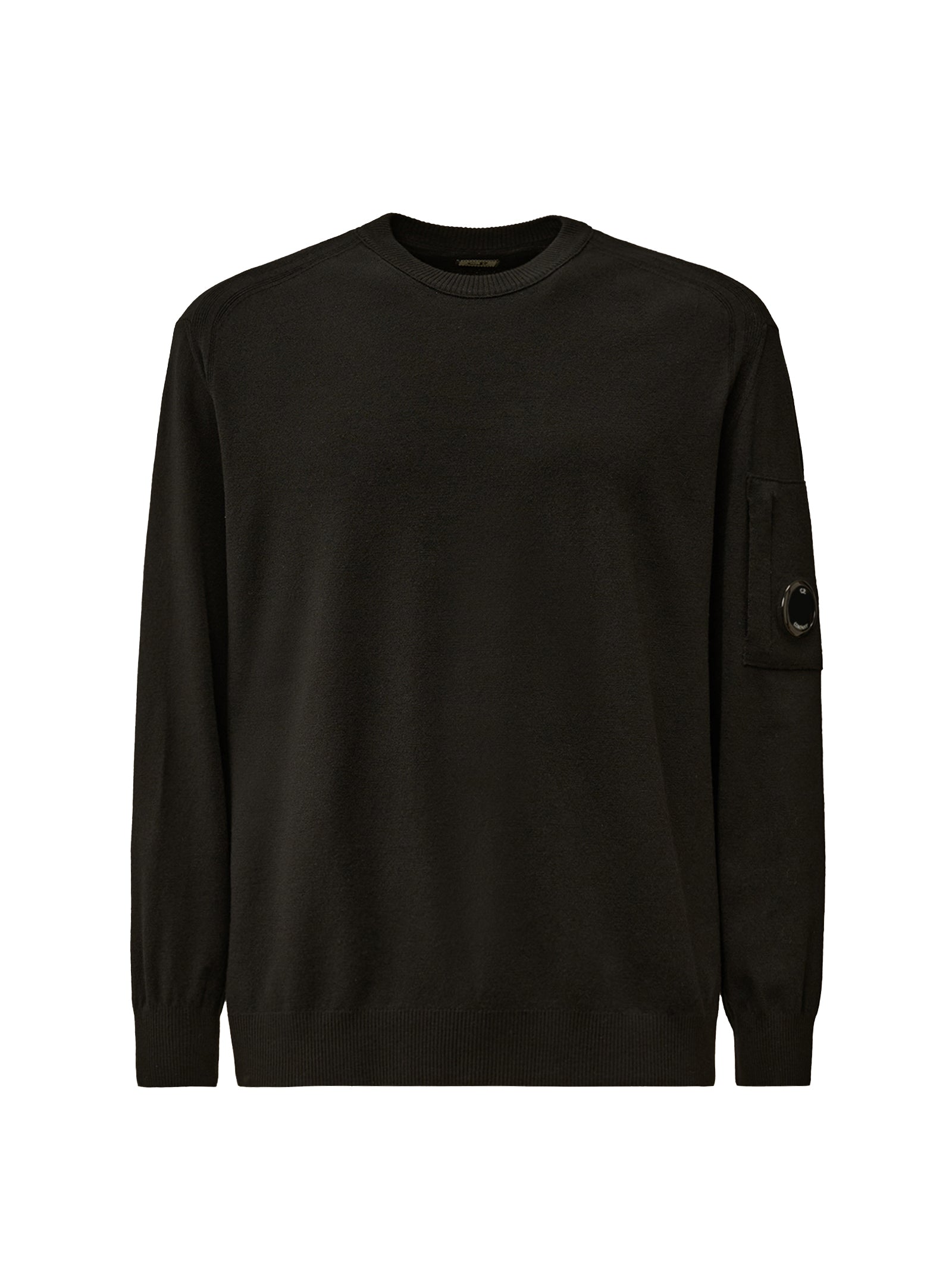 Maglia Girocollo Extrafine Merino Wool Nero-1