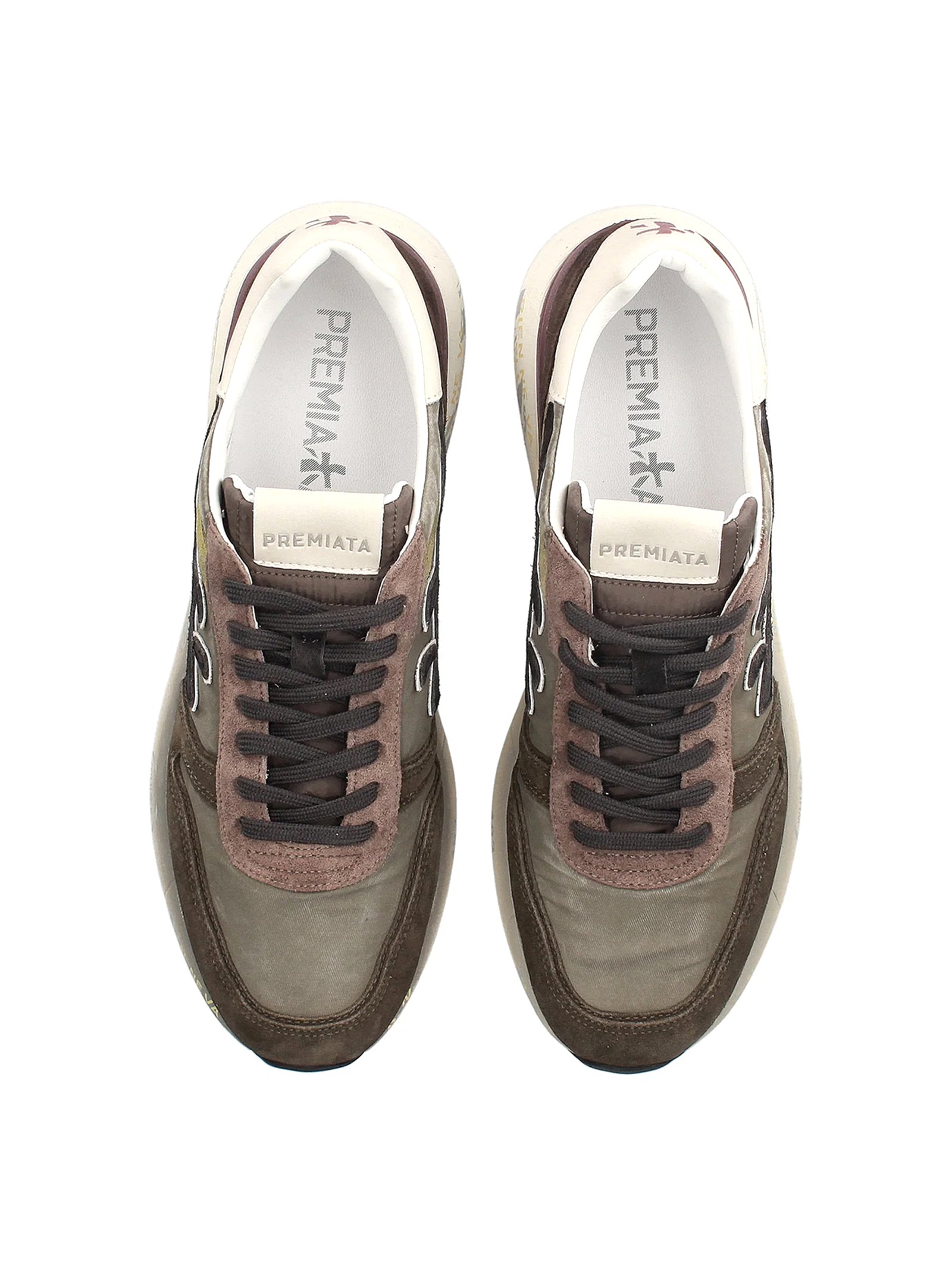 Premiata Sneakers Mickvar 7717 Military Green/Brown-4