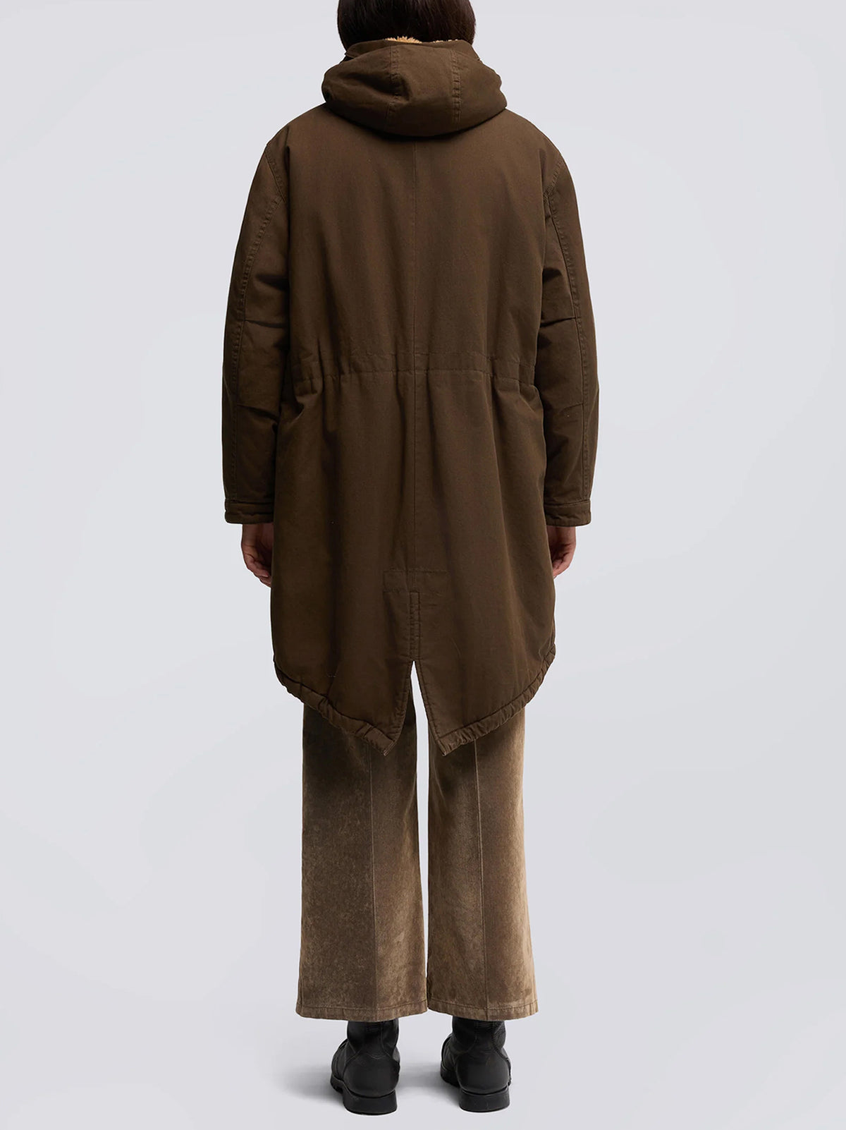 Aspesi Parka Verde Militare-3
