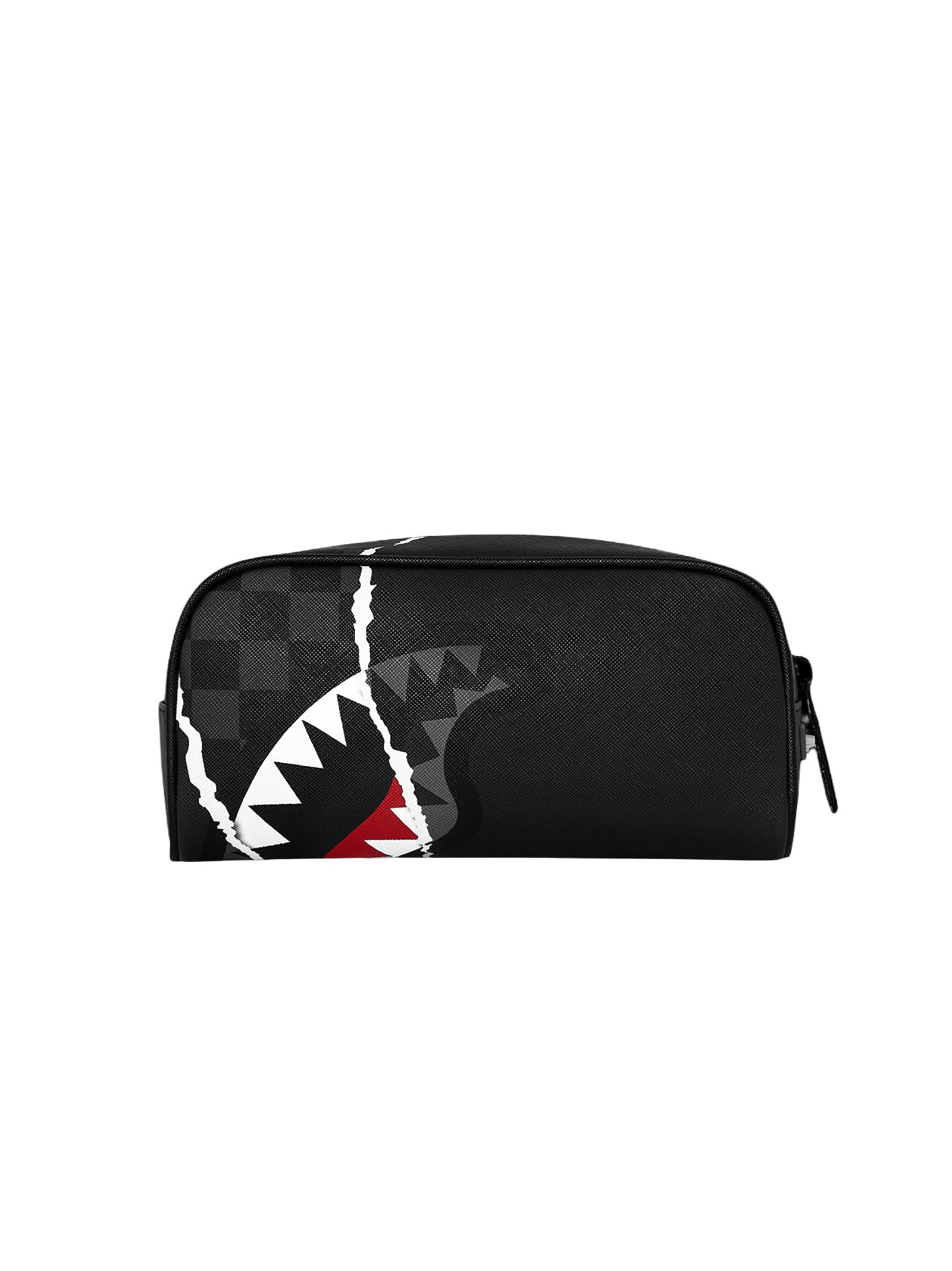 Sprayground Center Rip Revealing Gray Check Pochette-1