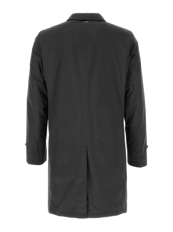 Herno Nylon Trench Coat Nero-2
