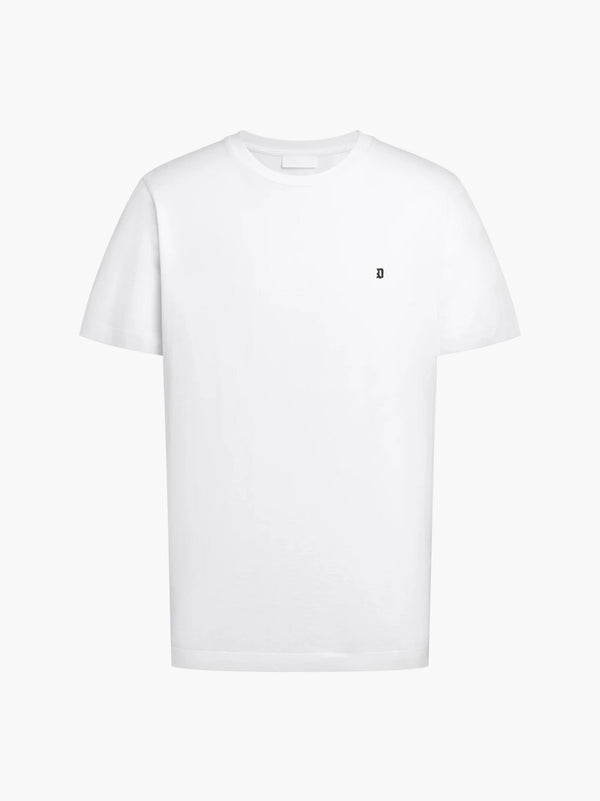 Dondup T-Shirt Girocollo Regular In Jersey Bianca