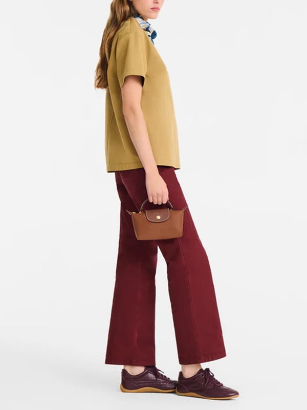 Longchamp Paris Le Pliage Original Pochette Cognac-2