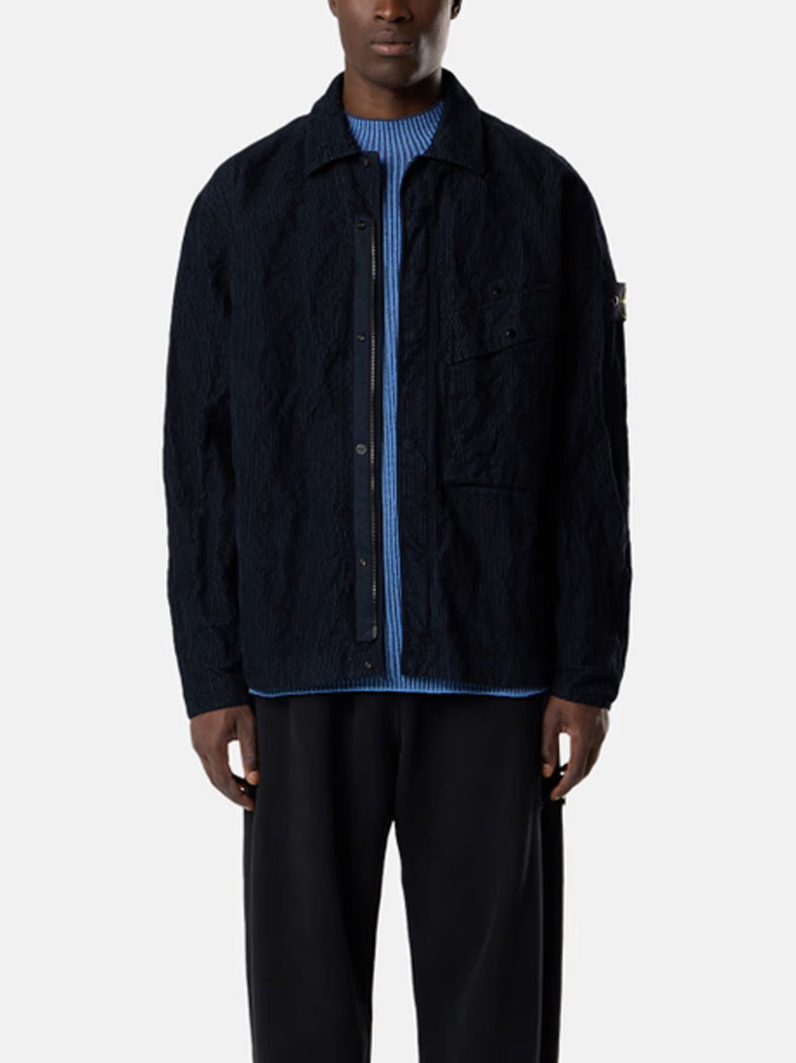 Stone Island Overshirt Wrinkeld Courdory-2