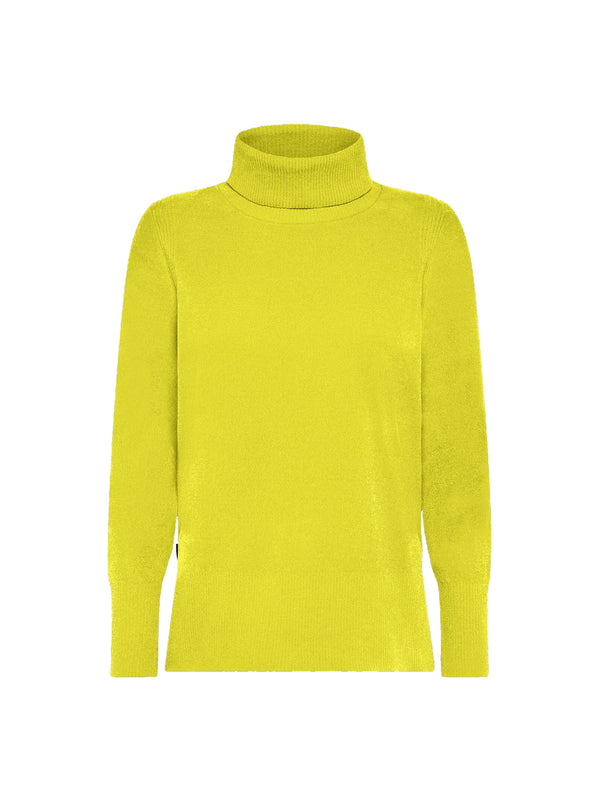 Velvet Vent Turtleneck Wom Knit