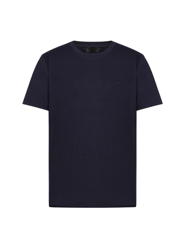 Dondup T-Shirt Girocollo Regular In Jersey Blu Universo