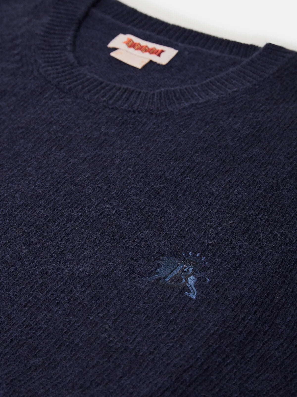 Baracuta Maglia girocollo Shetland Navy-4