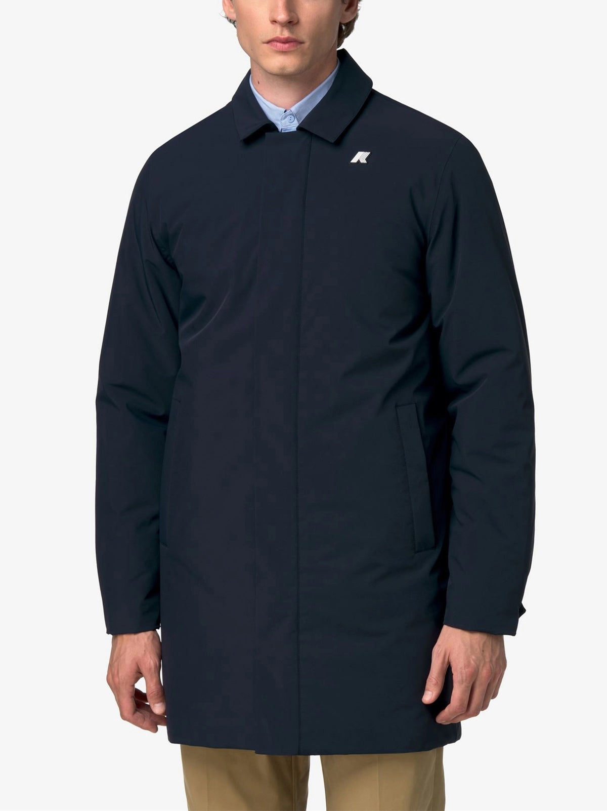 K-Way Giaccone Benoit St Warm Blue Depth-2